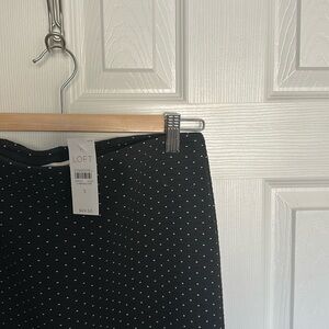 NWT- LOFT Dot Pencil Skirt